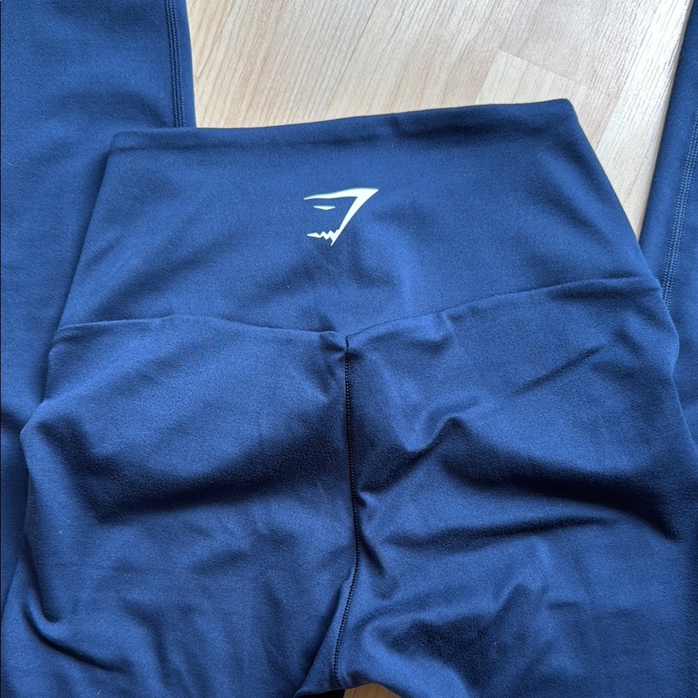 Navy Blue High-Waisted Leggings